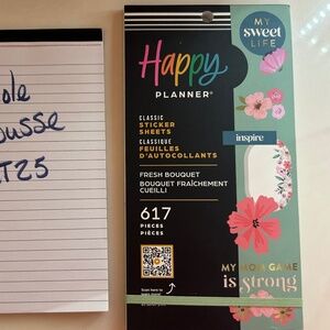 Happy planner sticker book